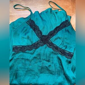 Forever 21 Green Slip Dress